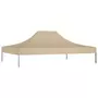 VIDAXL Toit de tente de reception 4,5x3 m Beige 270 g/m^2