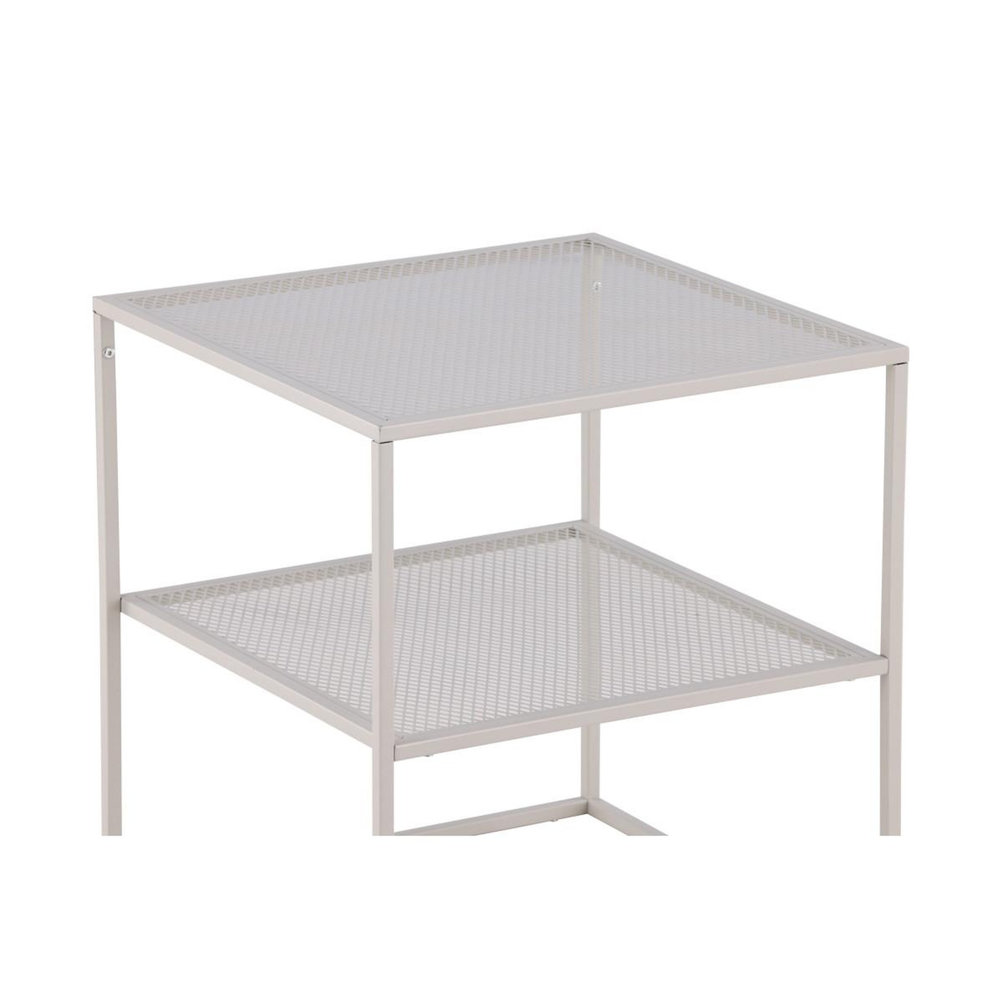 Voir la diapositive 4 : Paris Prix Table d'appoint avec étagère  netz  60cm beige