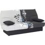 Voir la diapositive 3 : MARKET24 Clic clac 3 places DREAM - Tissu 100% Coton imprimé Ramage - Couchage 125x190 cm - L190 x P92 x H96 cm