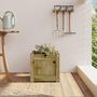 Voir la diapositive 3 : VIDAXL Jardiniere 31x31x31 cm bois de pin impregne