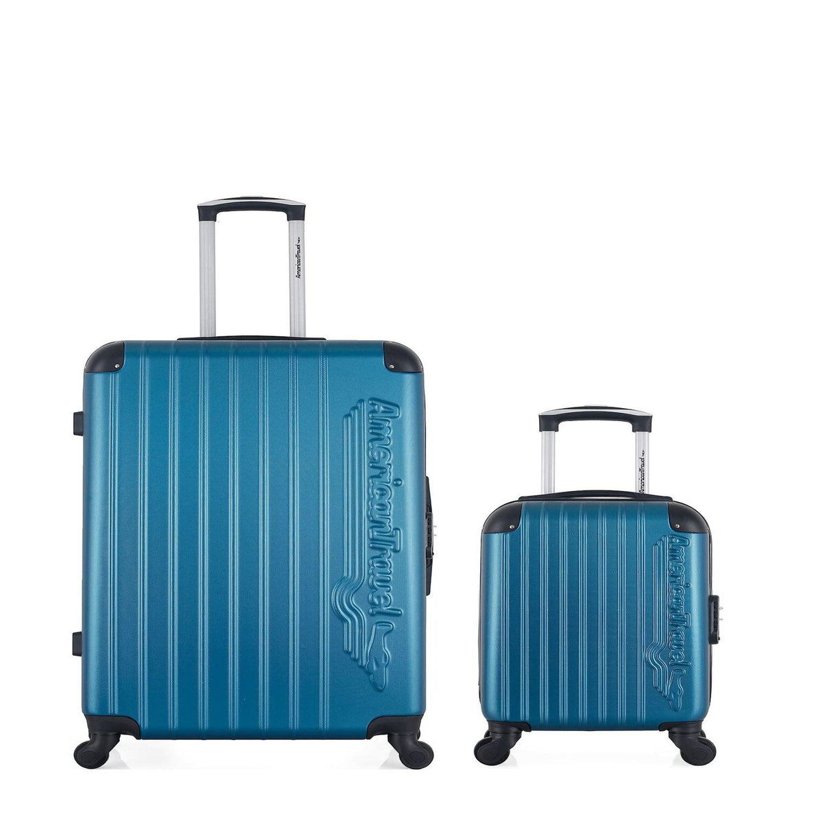 AMERICAN TRAVEL AMERICAN TRAVEL - LOT DE 2 - Valises grand format et cabine XXS BUDAPEST
