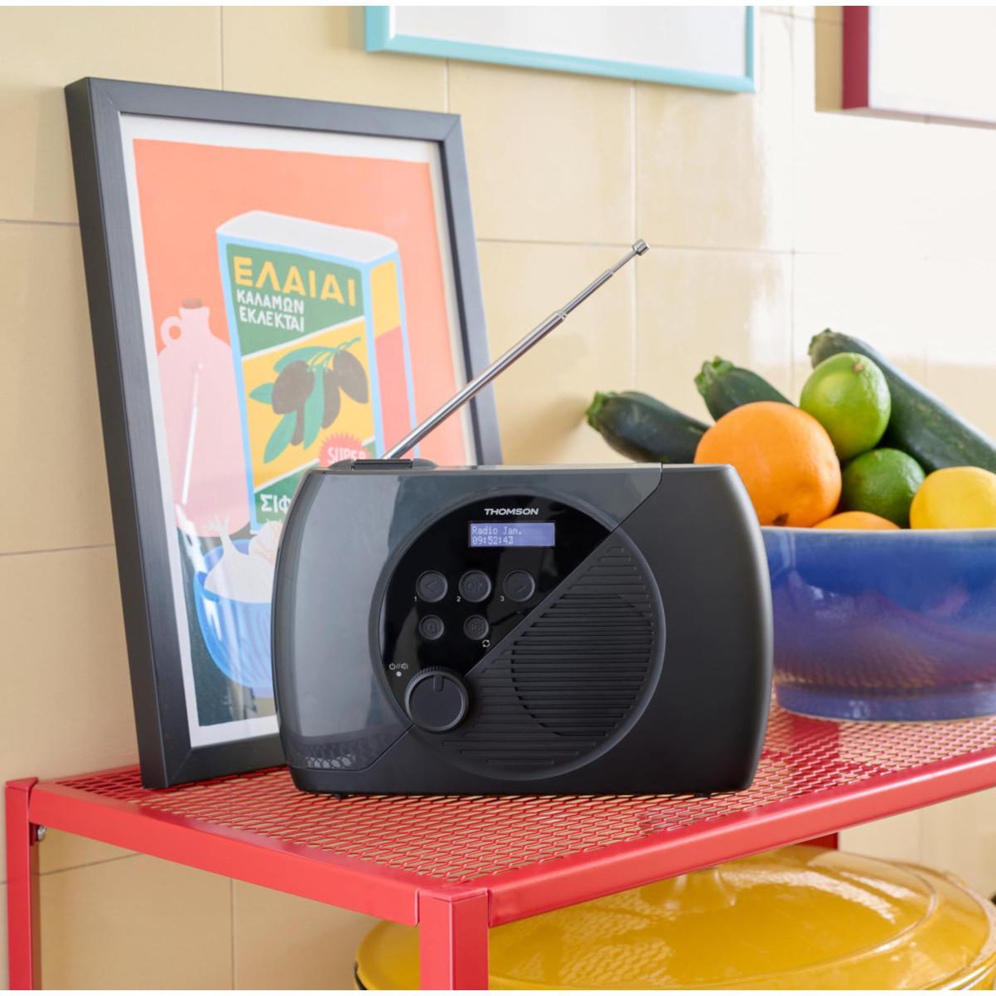 Voir la diapositive 2 : THOMSON Thomson RT350DAB Radio Portable DAB+ et FM - Noir/Gris