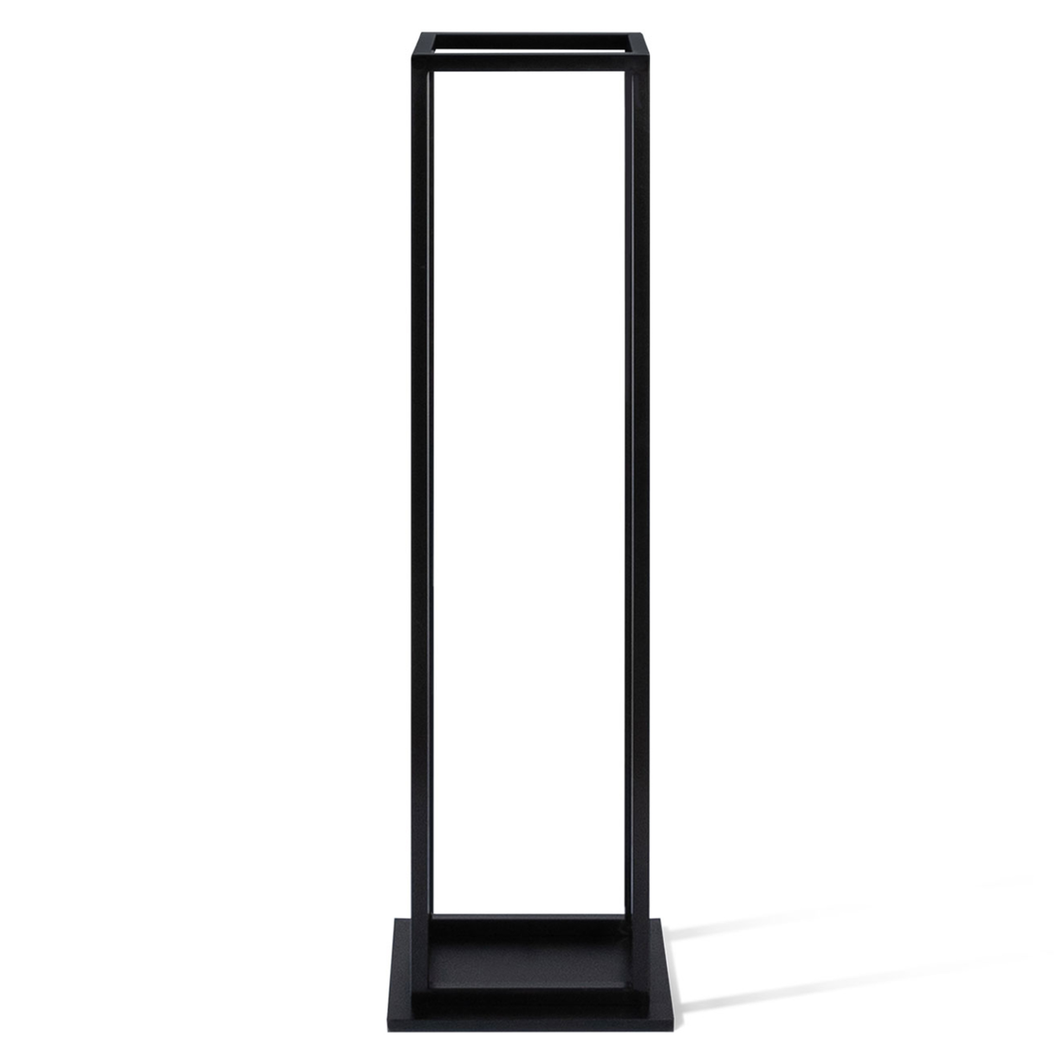 Voir la diapositive 3 : ID MARKET Range bûches vertical acier noir avec étagère h.112 cm pour cheminée