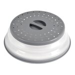 Paris Prix Couvercle Micro-Ondes Rétractable  Merle  27cm Anthracite