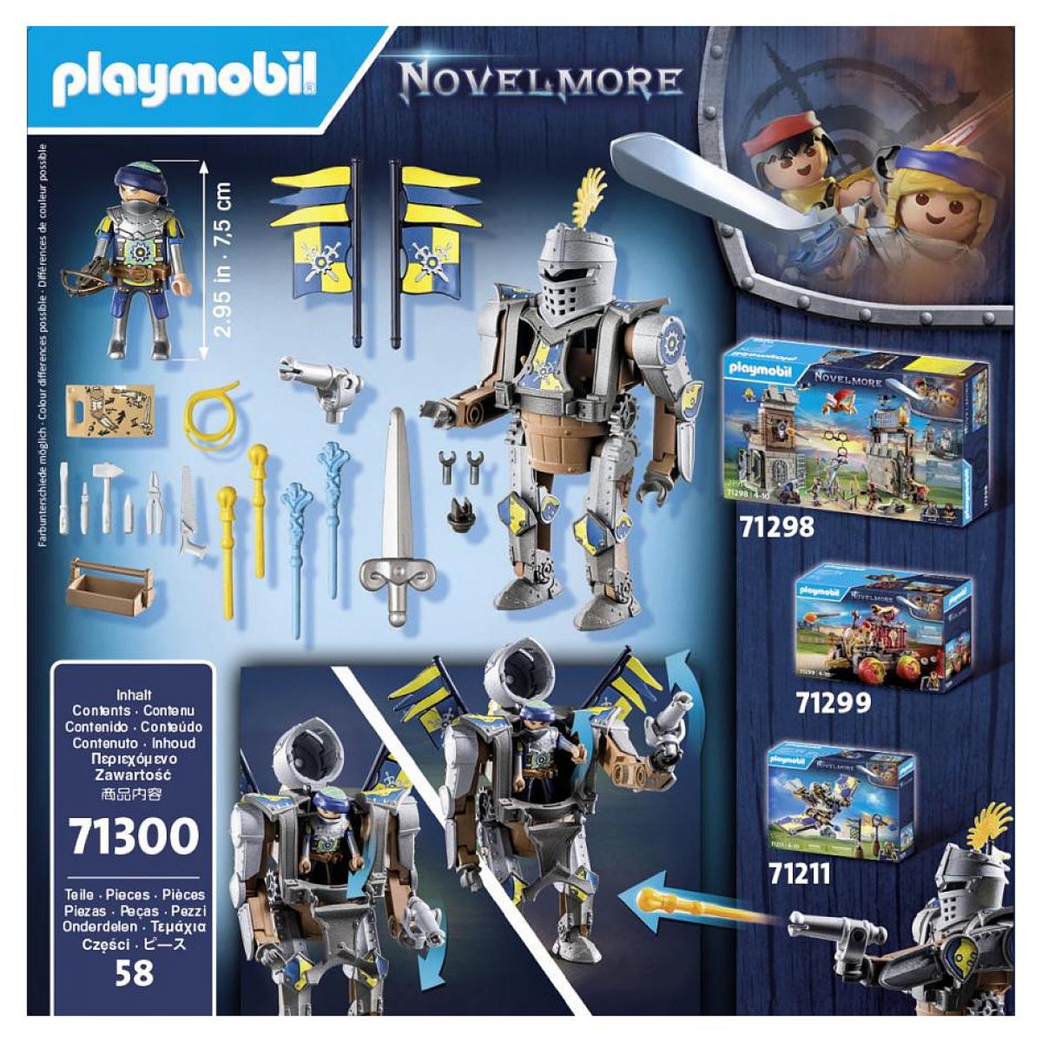 Voir la diapositive 2 : PLAYMOBIL 71300 Géant de combat Novelmore