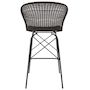 Voir la diapositive 6 : Rendez vous déco Lot de 2 chaises pour îlot central 63 cm en résine tressée marron - Palma