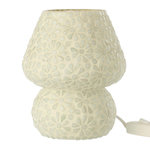 Paris Prix Lampe à Poser Mosaïque  Tammy  17cm Blanc & Vert