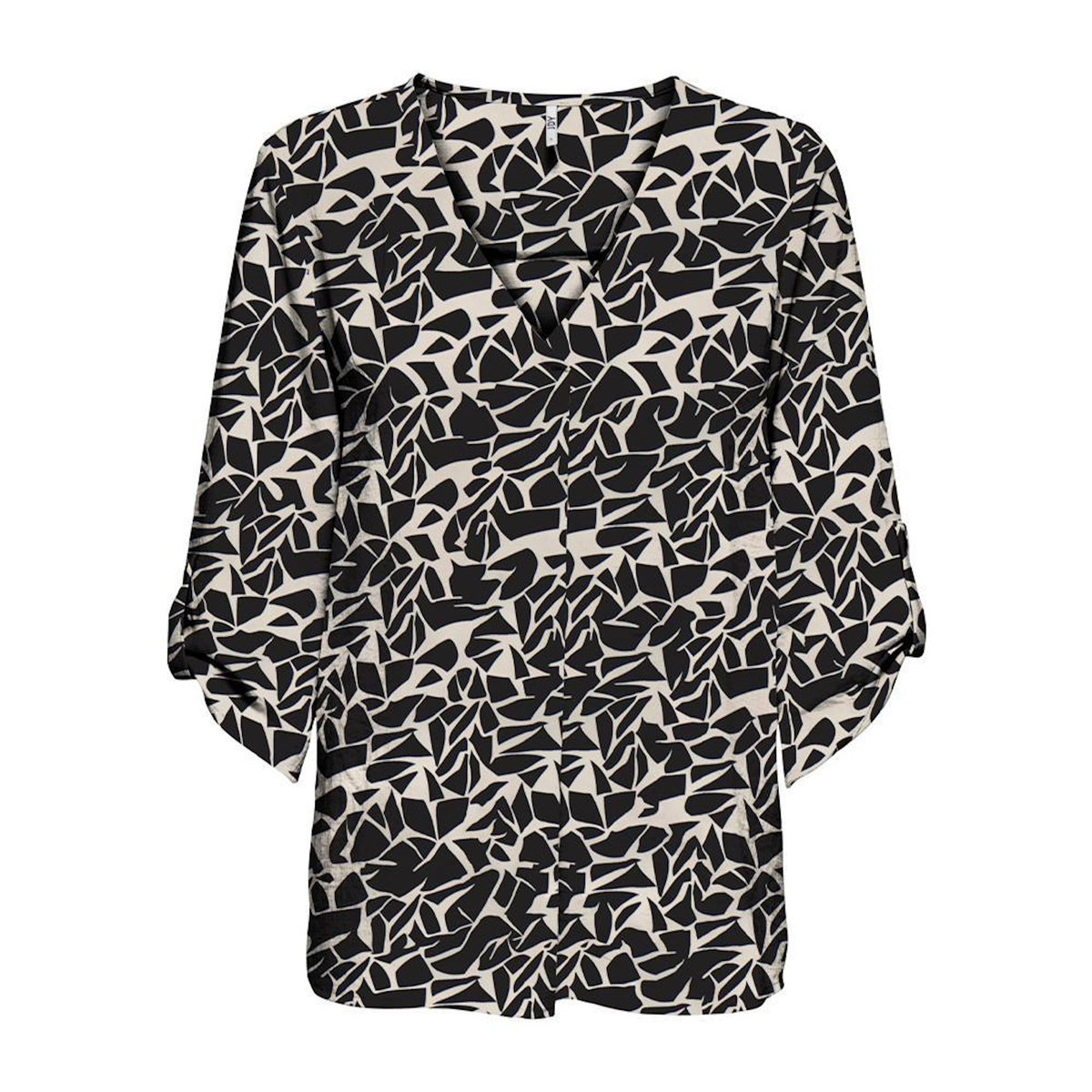 JACQUELINE DE YONG Blouse Beige/Noir Femme JDY DIVYA