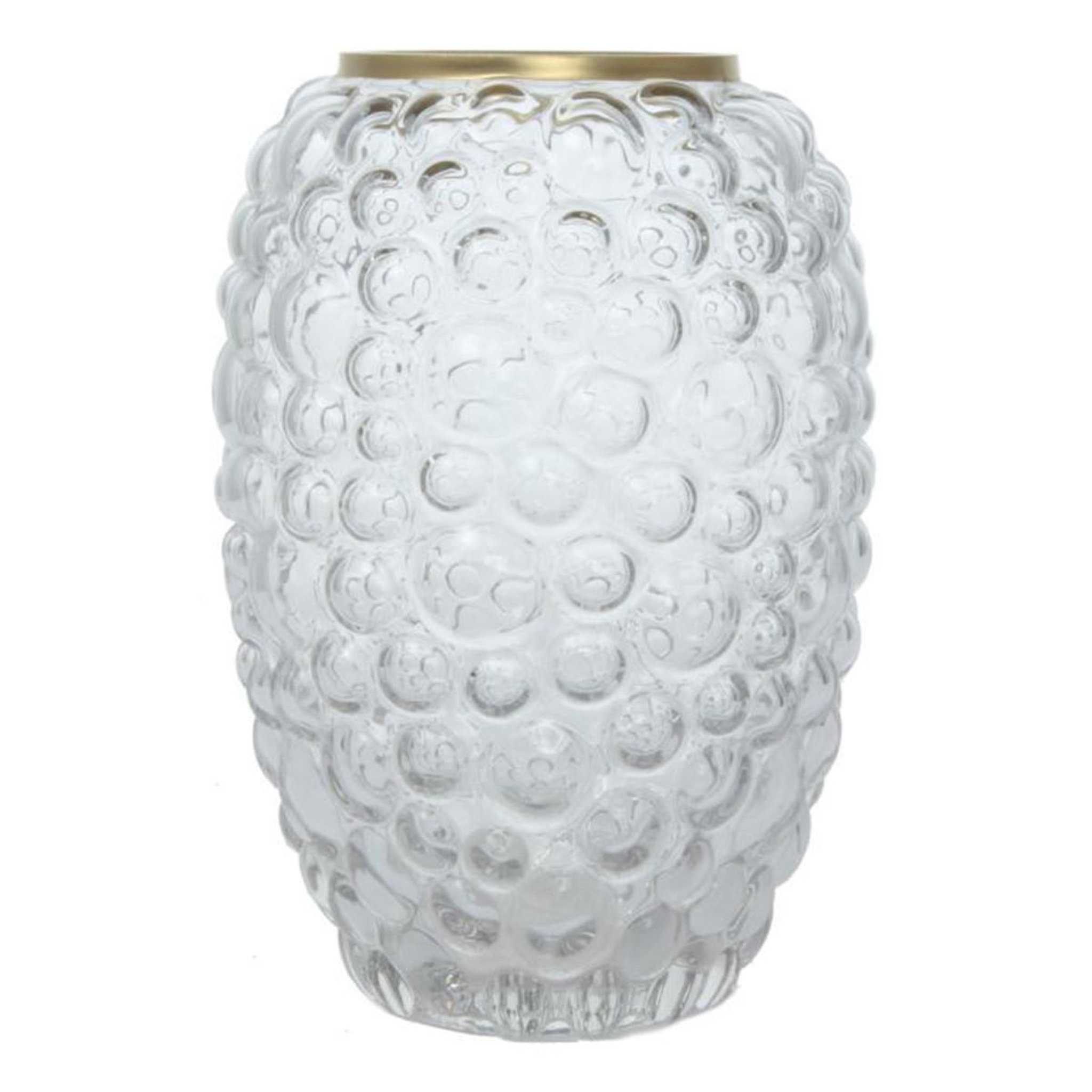 Paris Prix Vase en verre soufflé  canba  25cm transparent