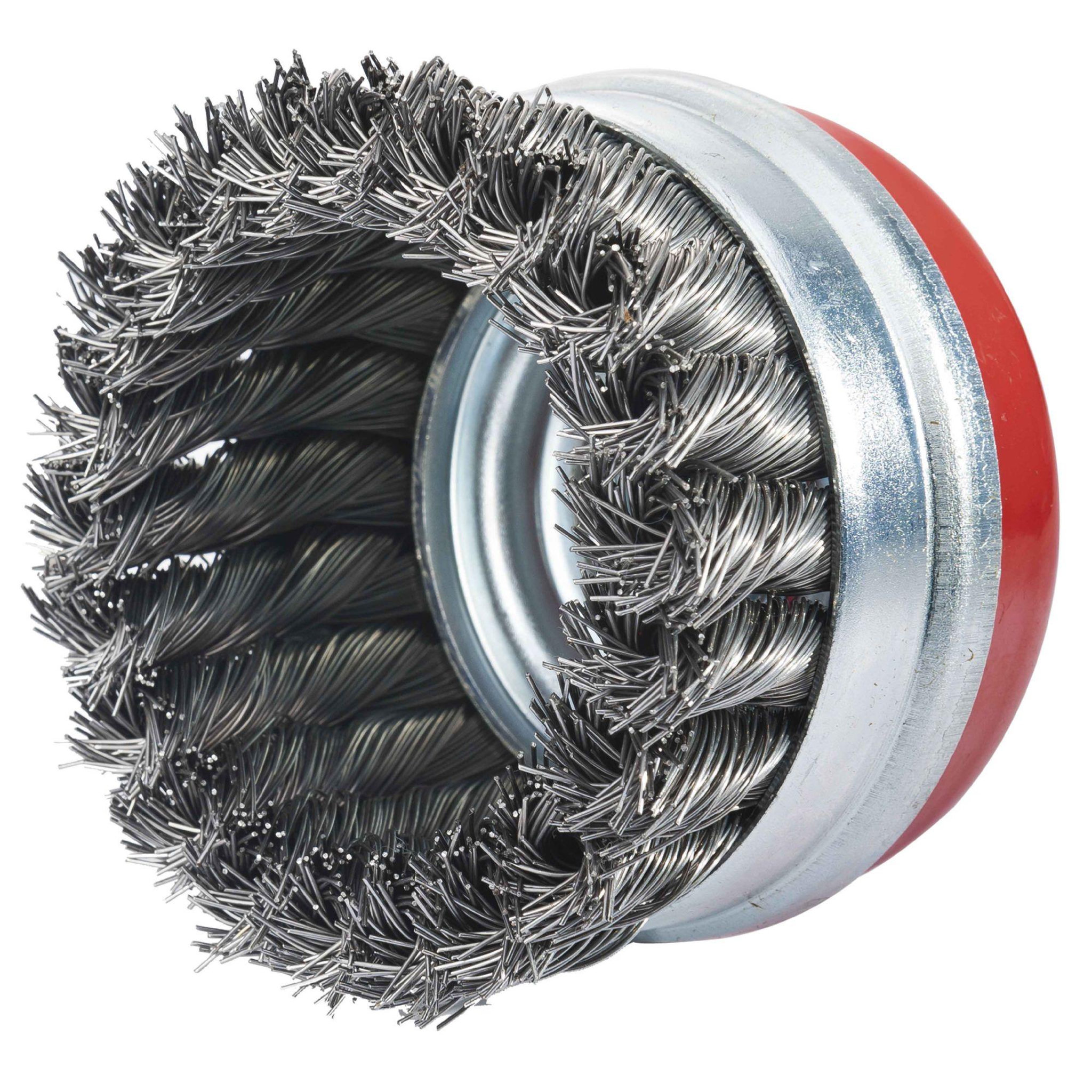 Voir la diapositive 2 : Leman Brosse conique acier torsadé 80 mm