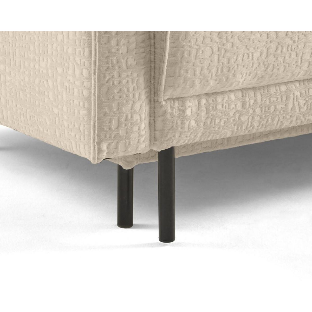 LISA DESIGN Charlie - canapé d'angle réversible 4 places - convertible avec coffre - en tissu velours relief