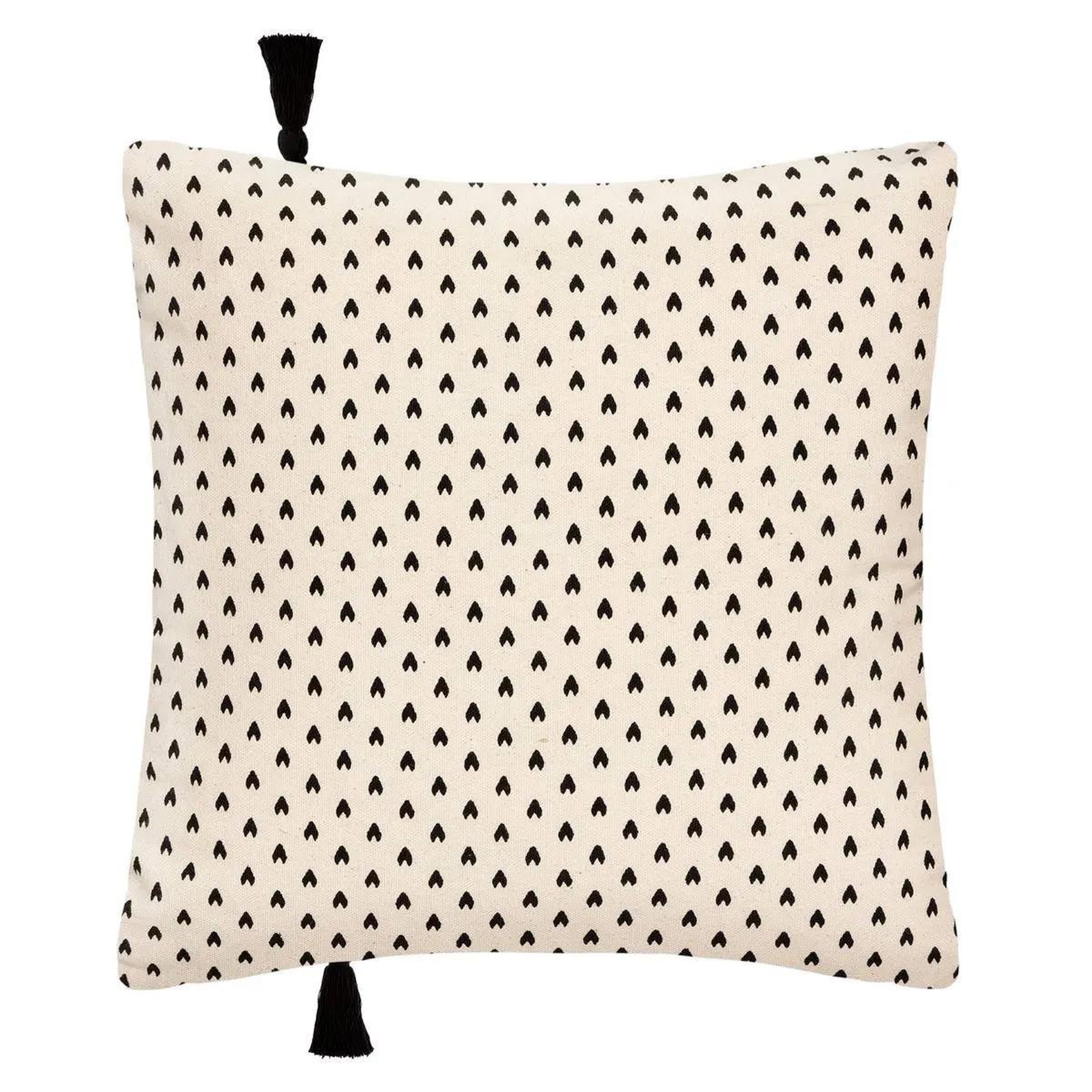 Voir la diapositive 2 : ATMOSPHERA Housse de coussin déco  corde  40x40cm ivoire
