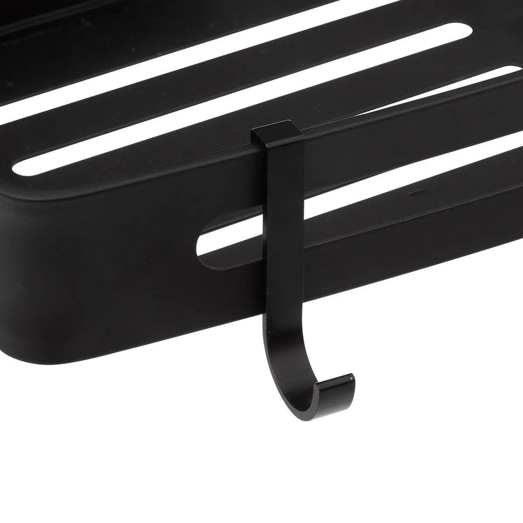 Voir la diapositive 4 : FIVE Panier de douche  adhésif  32cm noir