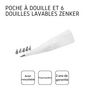 Voir la diapositive 4 : ZENKER Poche à douille et 6 embouts en inox 33 cm Zenker Smart Pastry