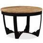 Voir la diapositive 2 : VIDAXL Table basse bois de manguier brut 60x40 cm