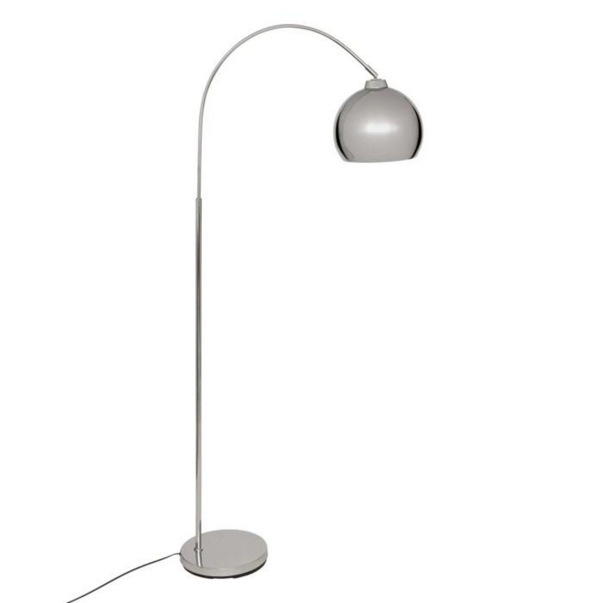 ATMOSPHERA Lampadaire Arc en Métal  Floris  177cm Argent