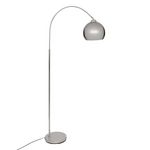 ATMOSPHERA Lampadaire Arc en Métal  Floris  177cm Argent