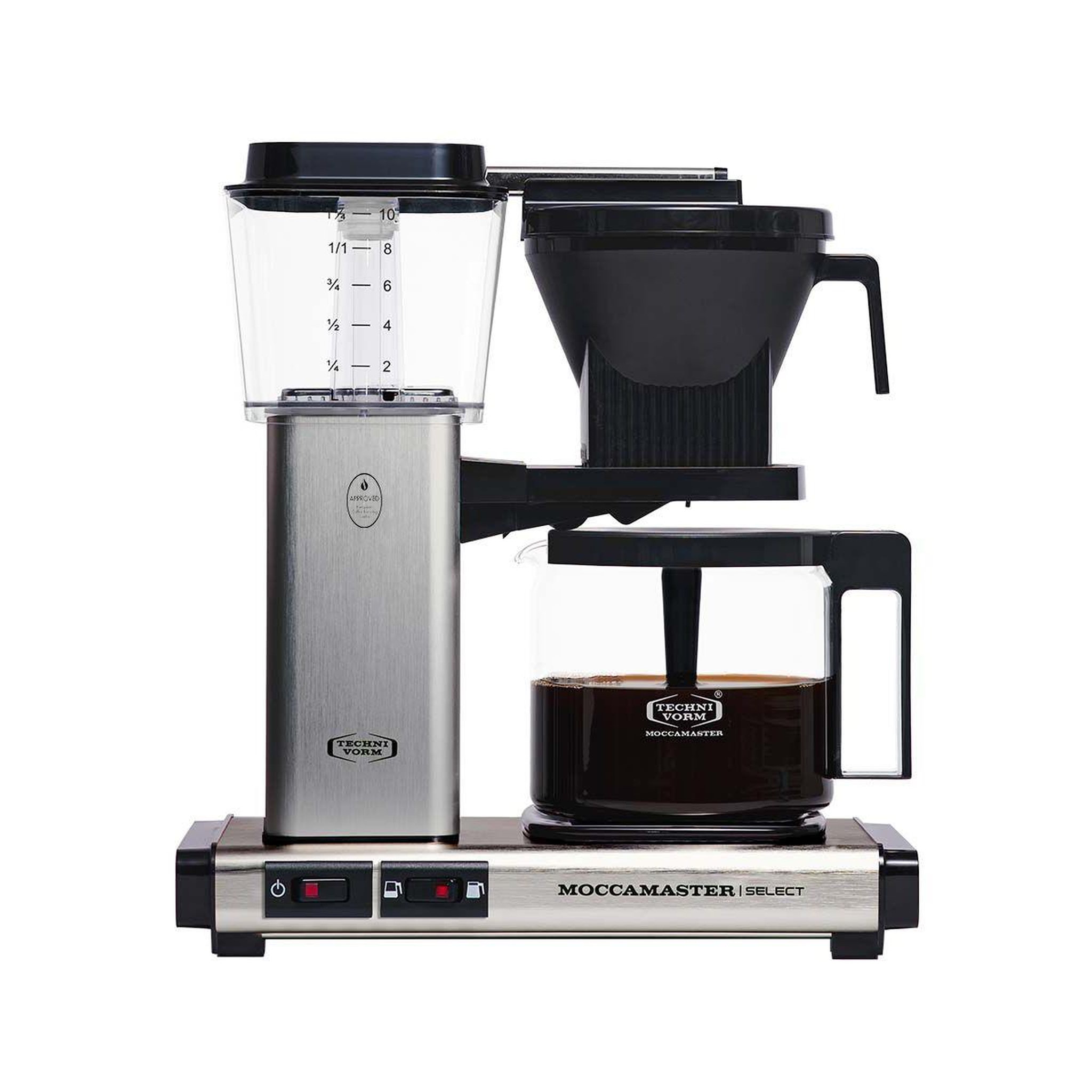 MOCCAMASTER Cafetière filtre Polished Silver
