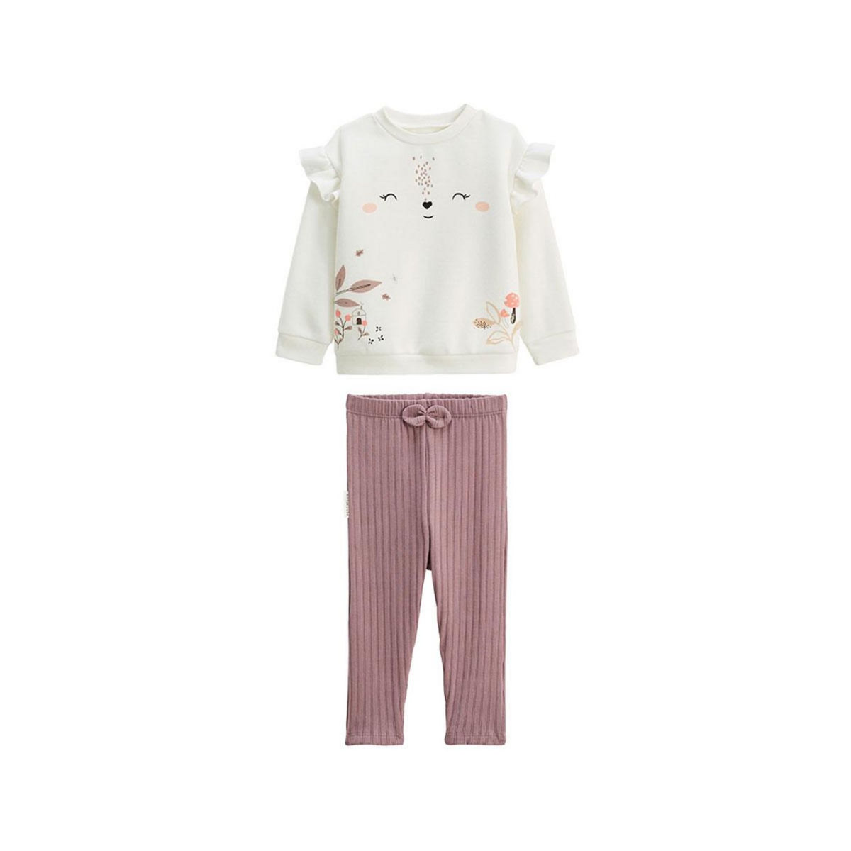 Petit Béguin Ensemble enfant sweat en molleton et legging Sora