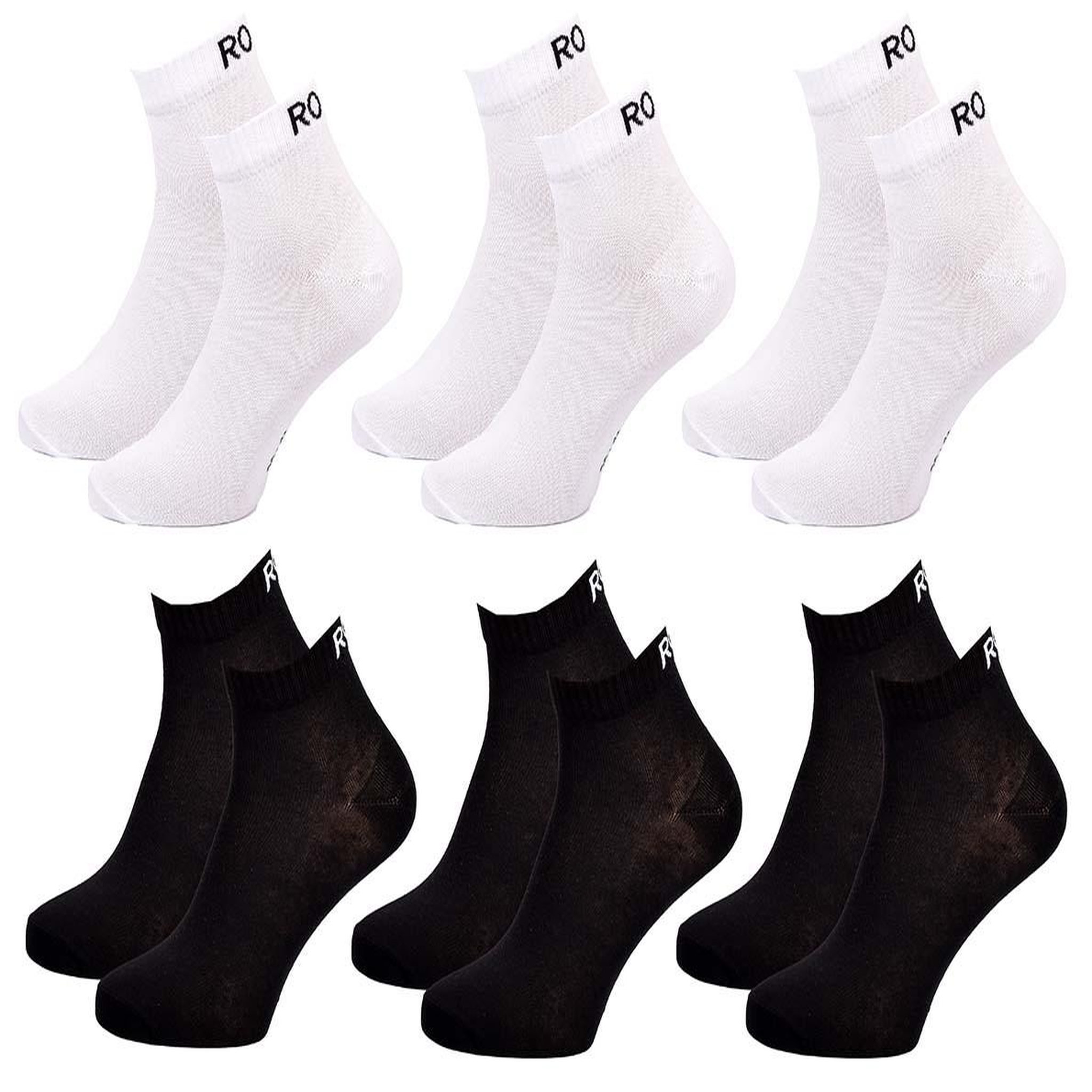 Voir la diapositive 1 : ROXY Roxy chaussettes fille quarter pack 6 - coton respirant