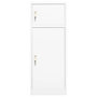 Voir la diapositive 2 : VIDAXL Armoire a selles Blanc 53x53x140 cm Acier