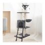 Voir la diapositive 2 : JIPSY Arbre a chat Gris - 79 x 34 x 138 cm - Gris