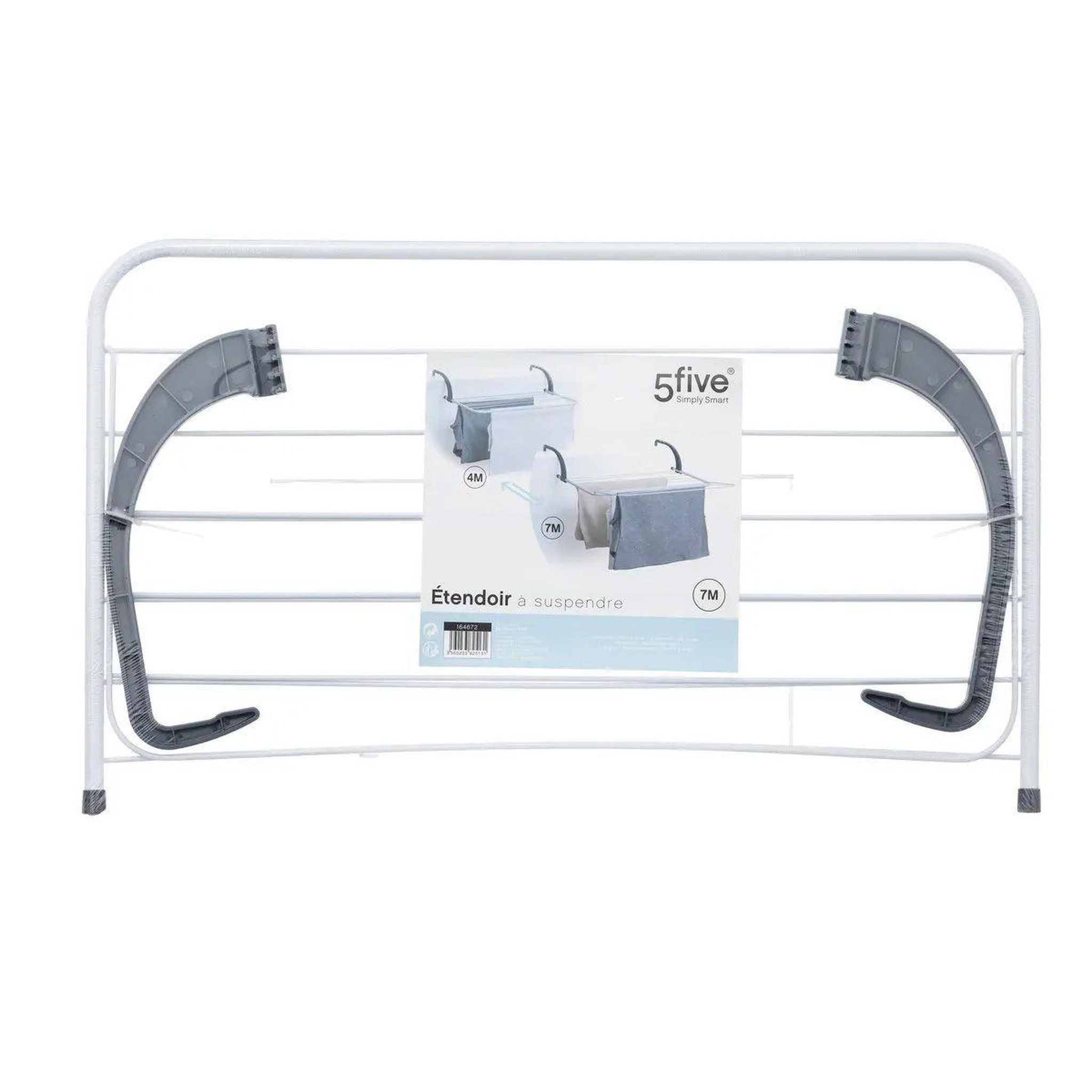 Voir la diapositive 5 : FIVE Séchoir à linge  extensible  60cm noir