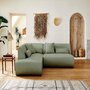 Voir la diapositive 1 : LISA DESIGN Onyx - canapé modulable d'angle gauche 5 places - en tissu