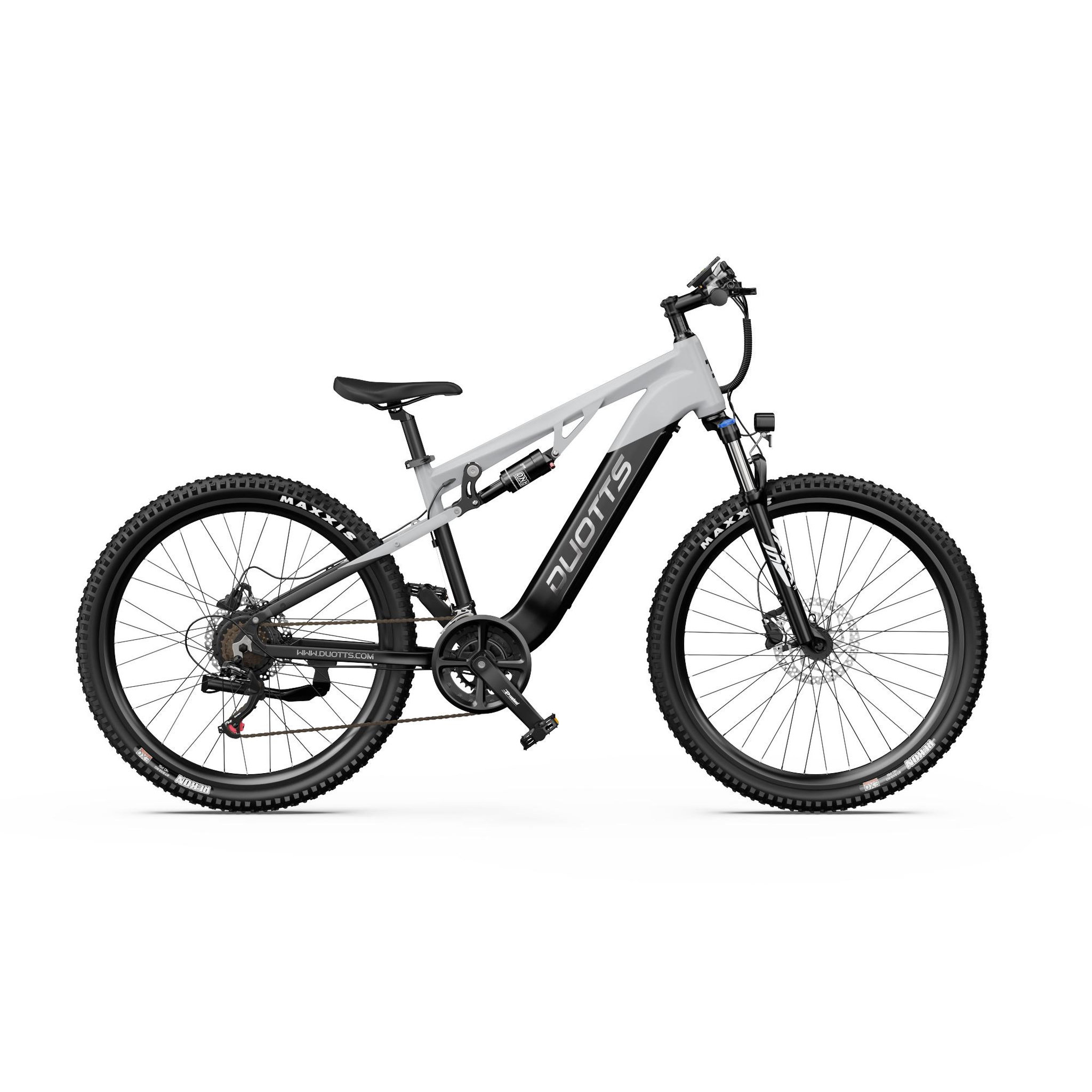 DUOTTS Moto tout-terrain électrique DUOTTS E29, 27,5 pouces. Coloris disponibles : Bicolore, Gris