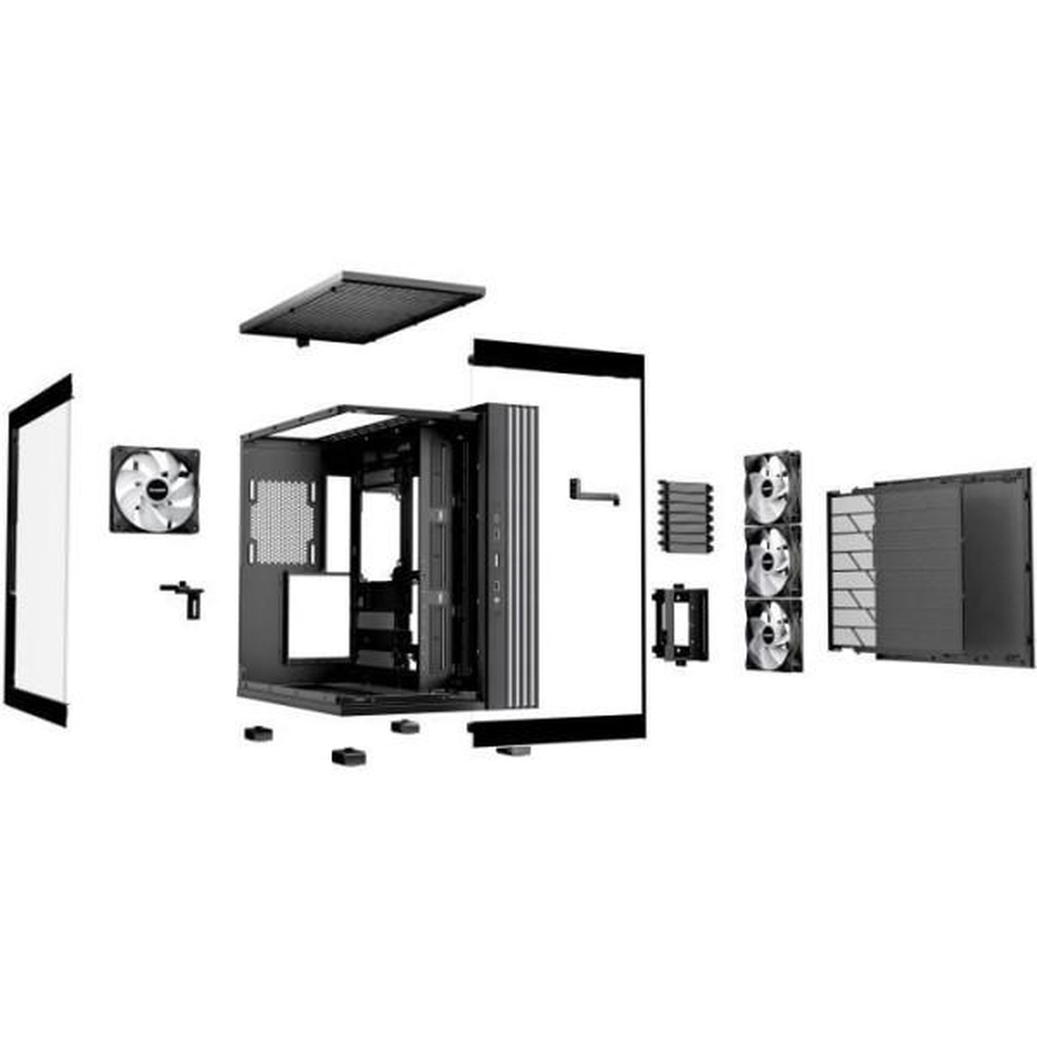 Voir la diapositive 4 : BE QUIET Boîtier PC - BE QUIET! - Light Base 600 LX - RGB - Verre trempé - USB 3.0