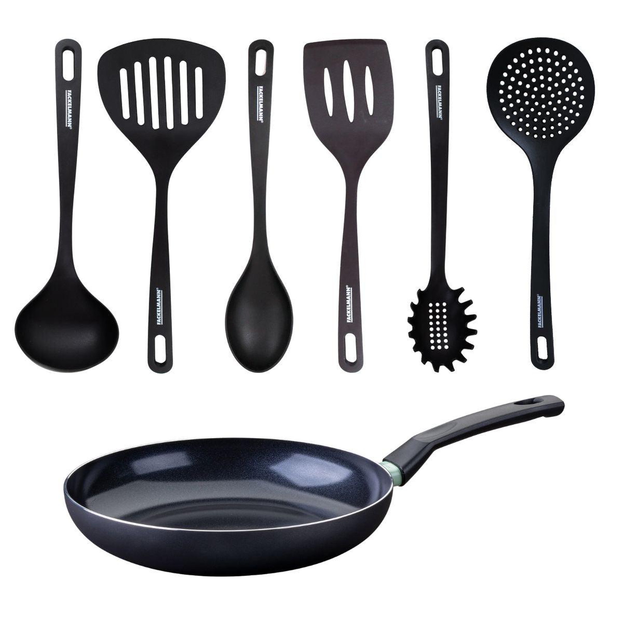 Fackelmann Set poêle antiadhésive céramique 28 cm et 6 ustensiles fackelmann brandao