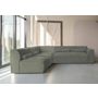 Voir la diapositive 4 : BEST MOBILIER Felix - canapé modulable d'angle gauche 5 places en tissu texturé