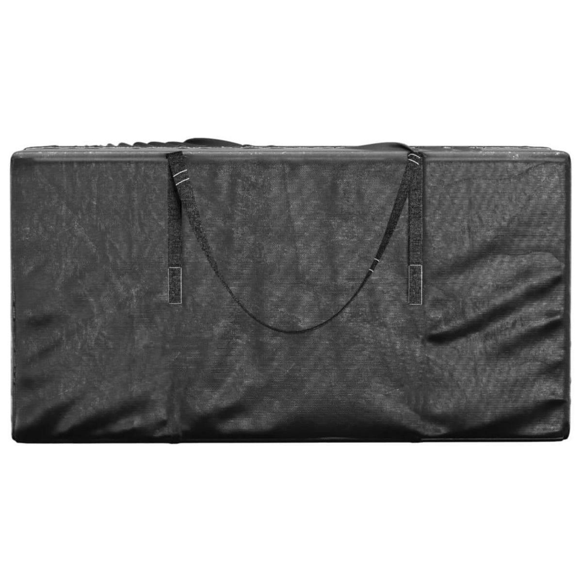 VIDAXL Sacs de rangement pour coussins de jardin 2 pcs noir