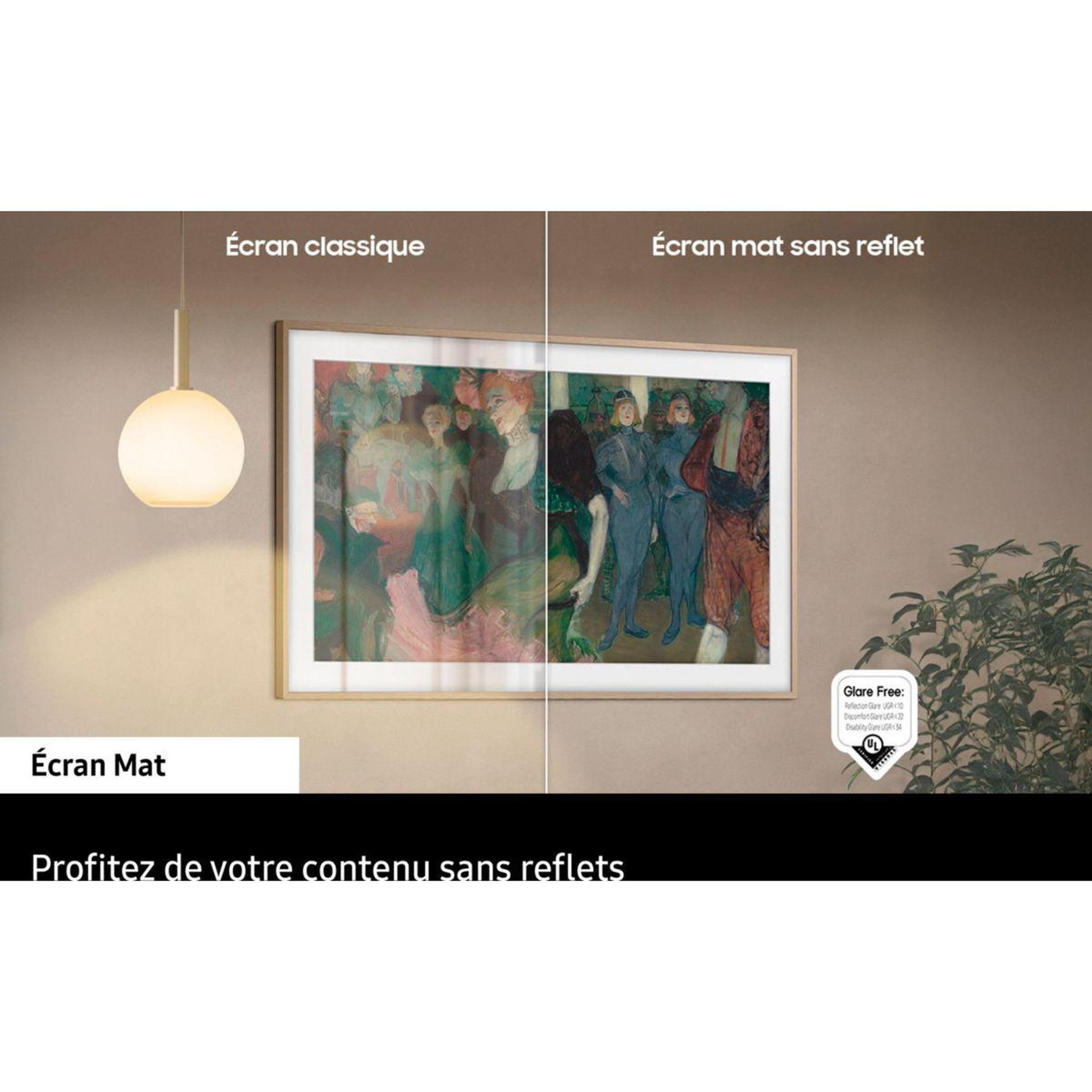 Voir la diapositive 4 : Samsung Tv qled the frame 65ls03fa (2025) 65  (164 cm)