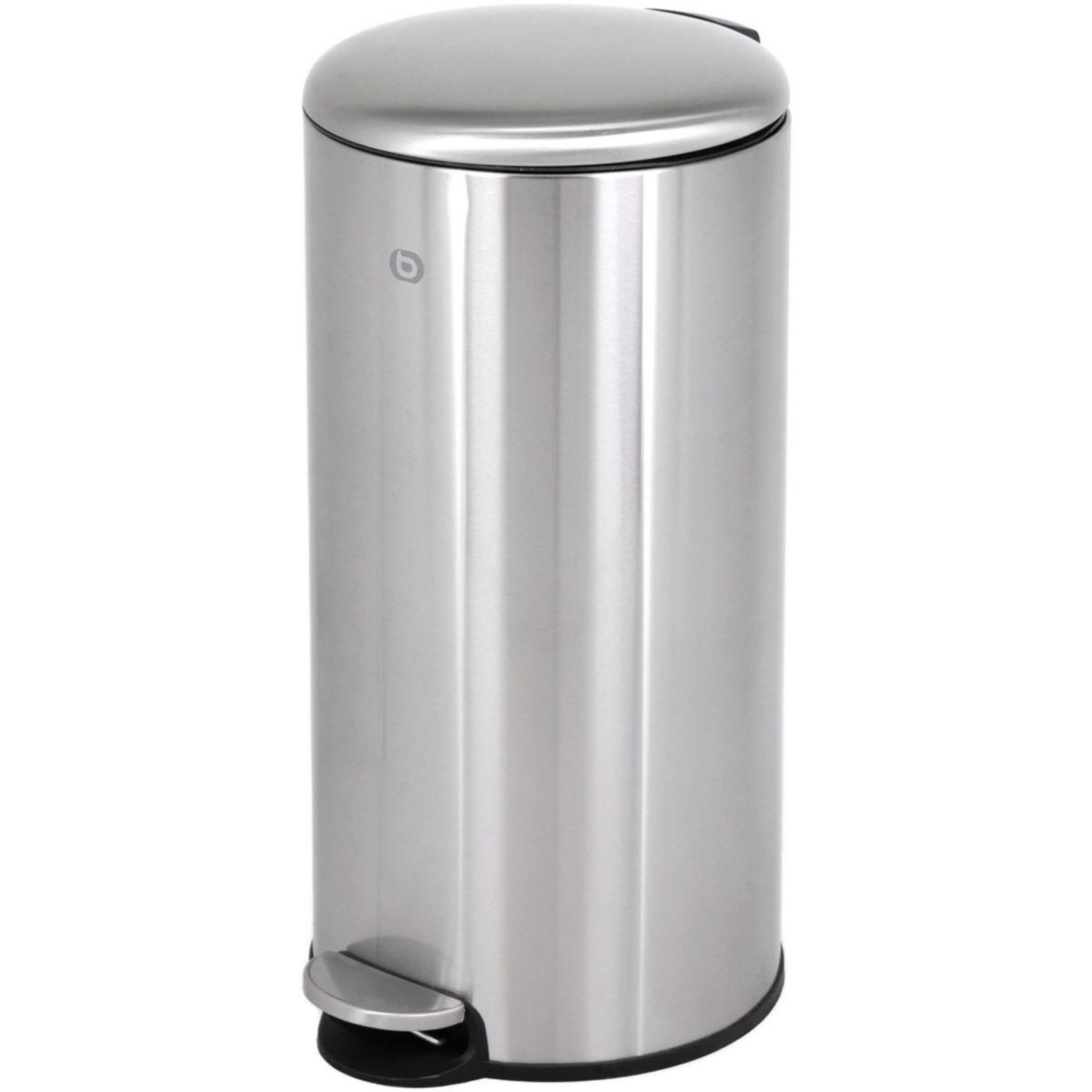 ESSENTIEL B Poubelle de cuisine manuelle ronde 30l avec pedale