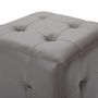 Voir la diapositive 4 : VIDAXL 2 pcs Poufs Gris 30 x 30 x 30 cm Similicuir