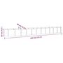 Voir la diapositive 6 : VIDAXL Lit sureleve de jardin Acier enduit de poudre 440x80x36 cm gris