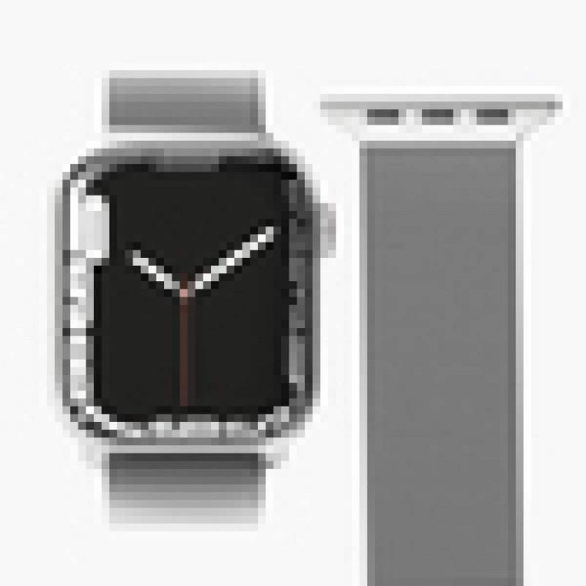 VONMAHLEN VonMählen Watchstrap for Apple Milanese Loop Case 1 Band One silver (AWS00093)