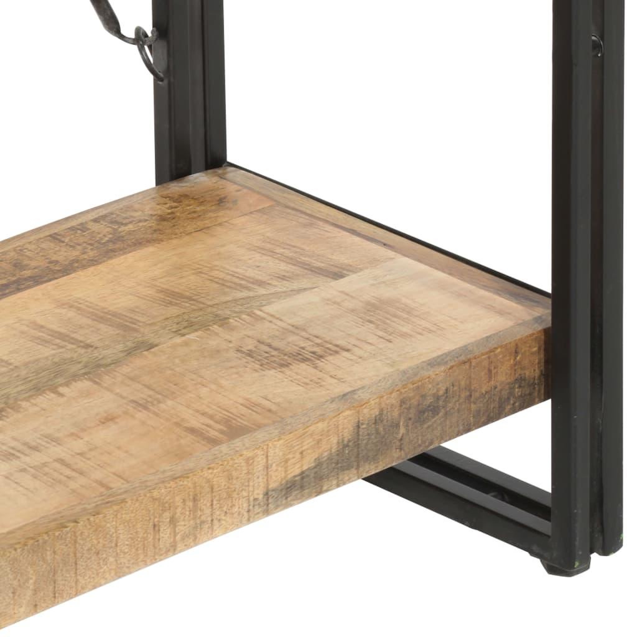 Voir la diapositive 5 : VIDAXL Bibliotheque a 5 niveaux 60x30x180 cm Bois de manguier solide