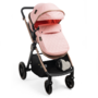 Voir la diapositive 5 : BEBELISSIMO BEBELISSIMO - Poussette combinée trio 3 en 1 - siège auto 0+ IRIS – nacelle – dès la naissance – jusqu'à 22kg  - rose