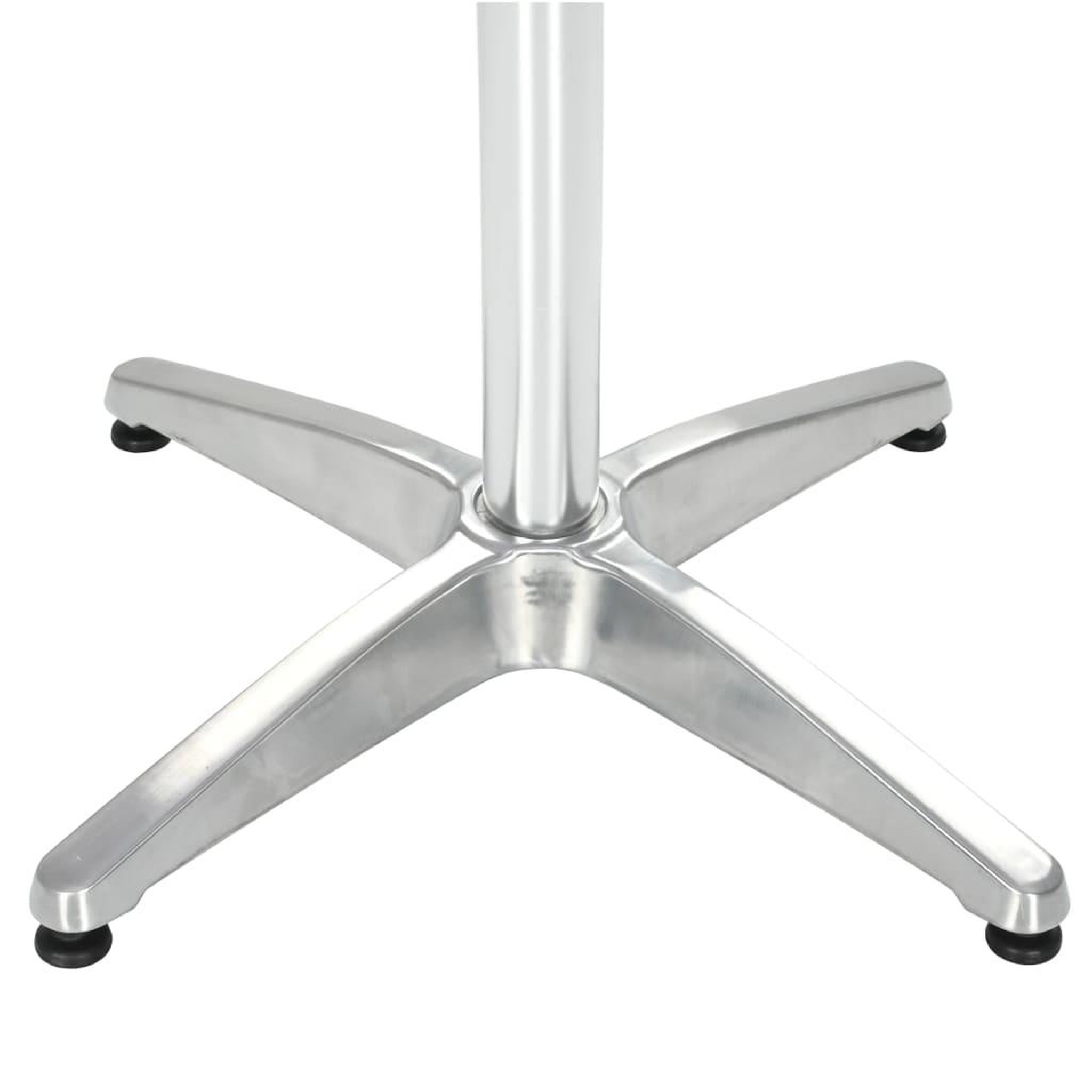 Voir la diapositive 3 : VIDAXL Table de jardin Argente 80x80x70 cm Aluminium