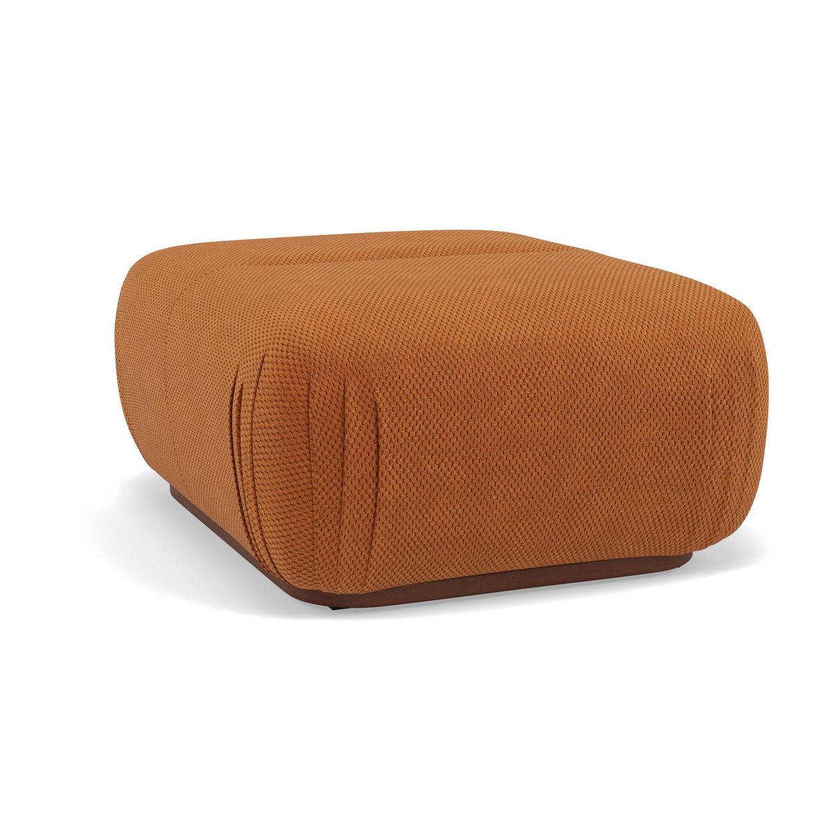 LISA DESIGN Penelope - pouf en velours texturé