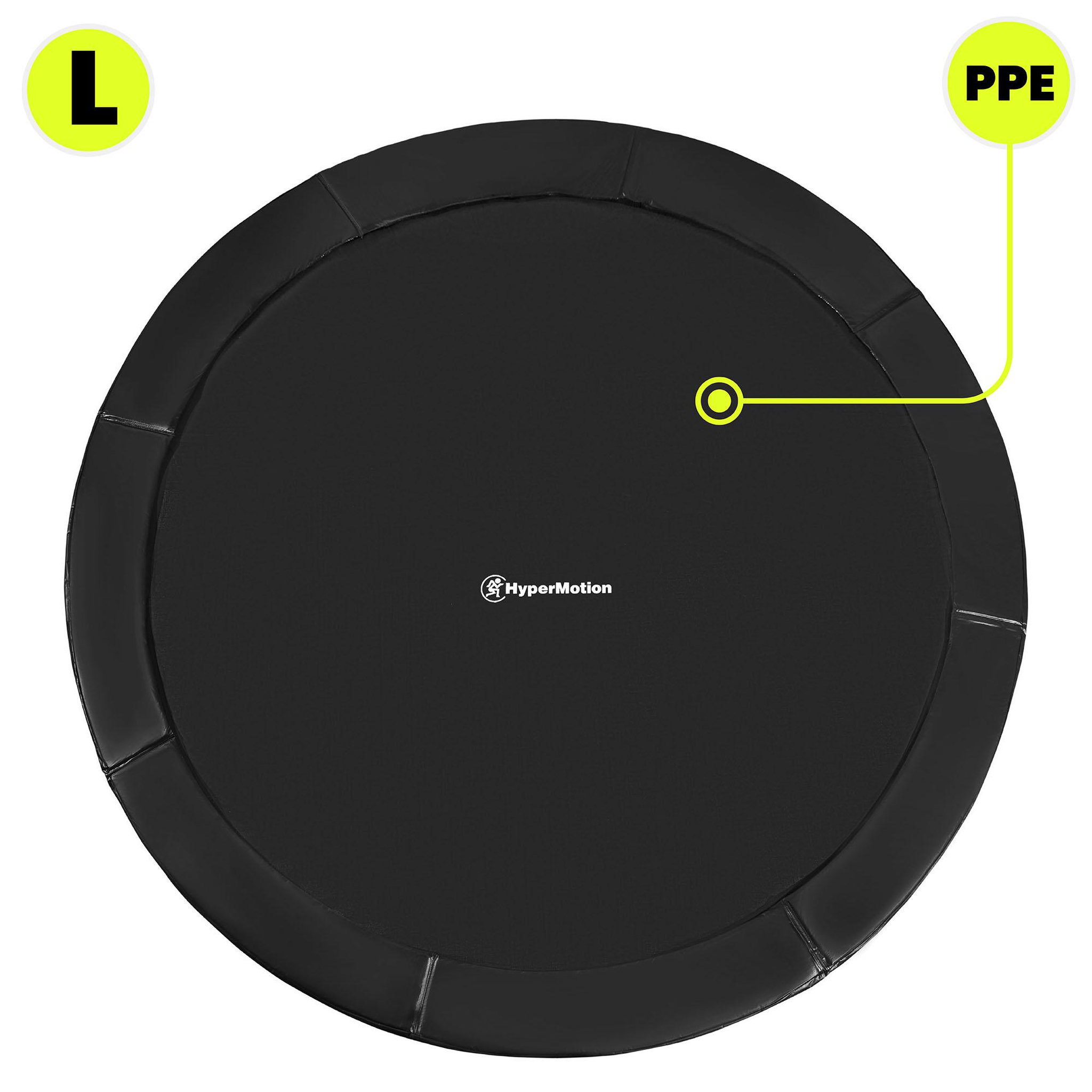 Voir la diapositive 3 : HYPERMOTION Trampoline de Jardin Enfant 244 cm (8ft) Filet Sécurité + Échelle - Max 50kg