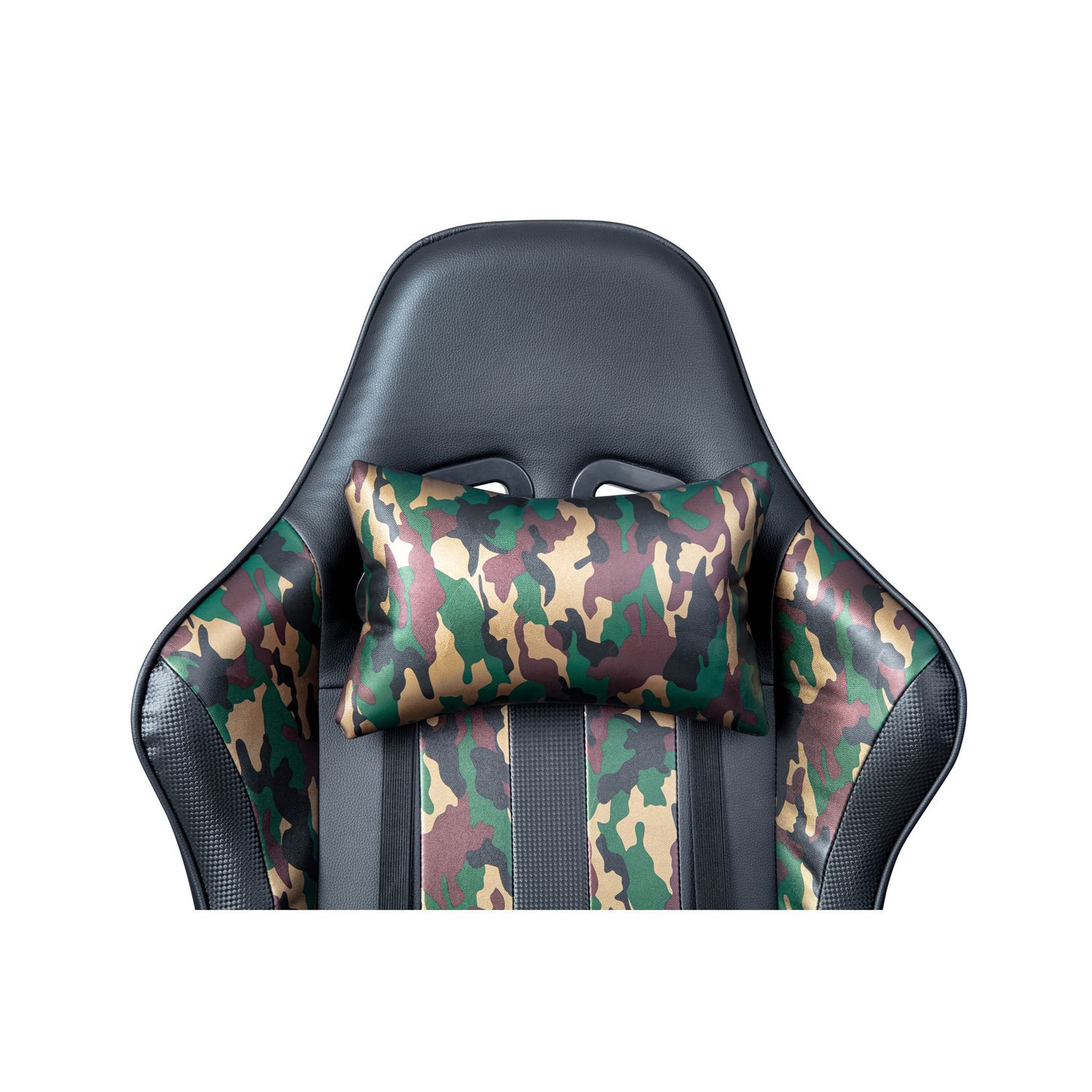 Voir la diapositive 5 : Fauteuil de bureau gamer pivotant ajustable en hauteur BATTLE