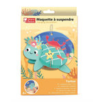 Graine créative Maquette a suspendre - Tortue 3D