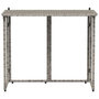 Voir la diapositive 4 : VIDAXL Table de jardin pliante gris 90 x 51 x 75 cm polyrotin