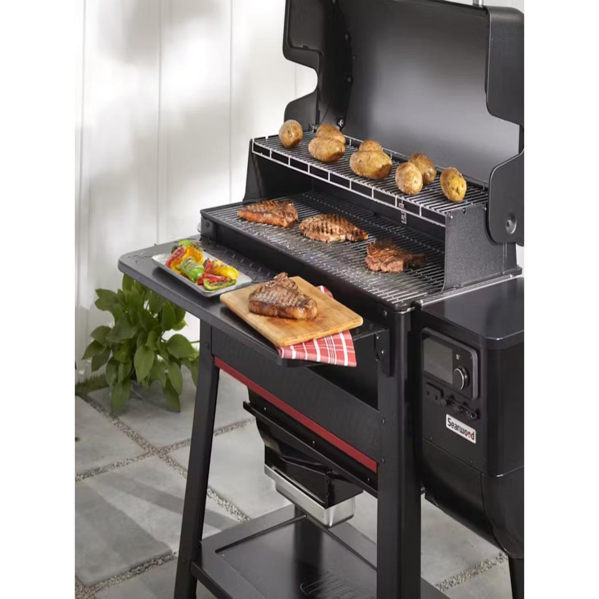 Voir la diapositive 3 : Weber Plan de travail searwood xl 600 - façade avant - weber