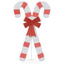 Voir la diapositive 3 : VIDAXL Décoration de Noël en forme de canne à sucre 50 LED blanc chaud