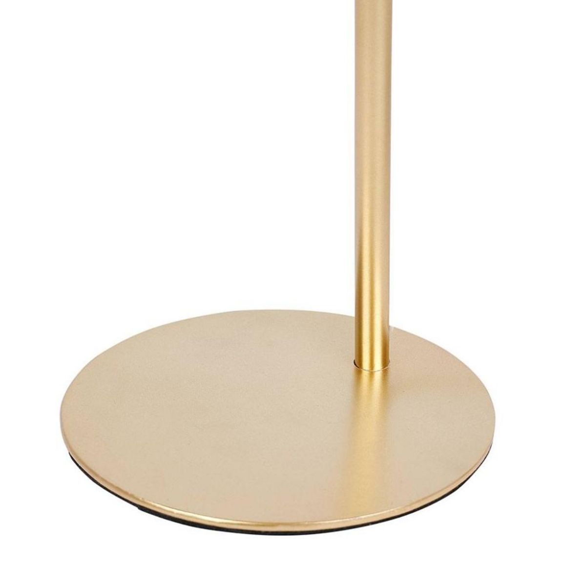 OSTARIA Lampe métal dorée avec abat-jour bambou