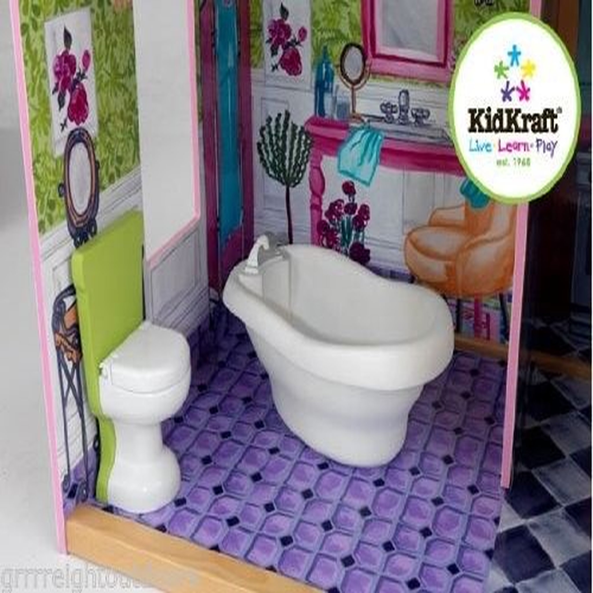 Voir la diapositive 3 : Kidkraft Maison de poupée ma maison de rêve